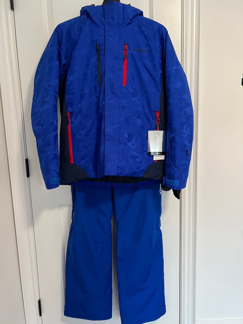 Phenix Royal Blue ski Jacket with ski pants